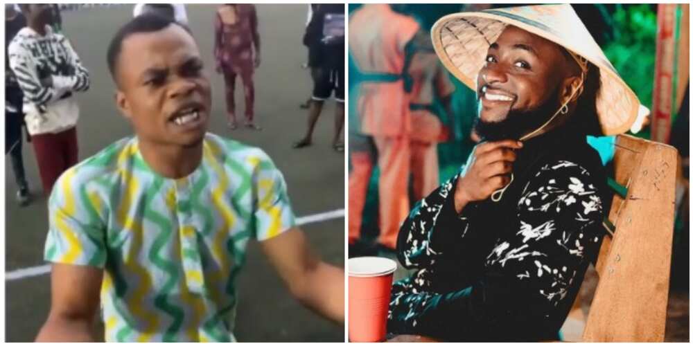 Excited fan meets Davido for the first time, serenades singer with special rendition of 'Fall'