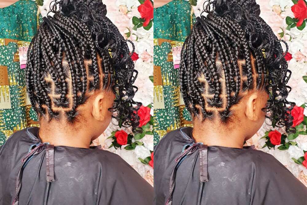 21 Ways to Slay Jumbo Box Braids Like a Queen, jumbo hair 