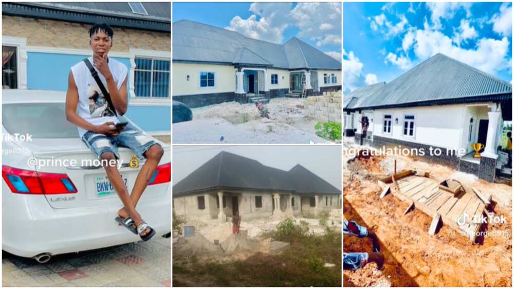 Millionaires in Nigeria/Man built a house.