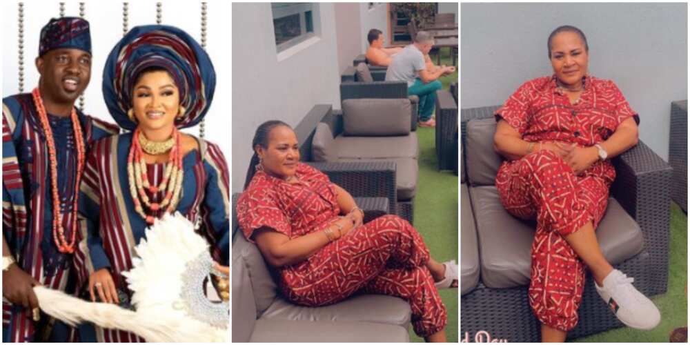 Mercy Aigbe's senior wife in Lagos