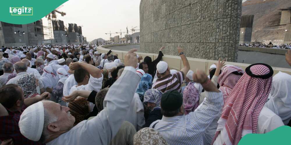 Muslim pilgrims ‘Stone The Devil’ in Saudi Arabia during 2024 hajj