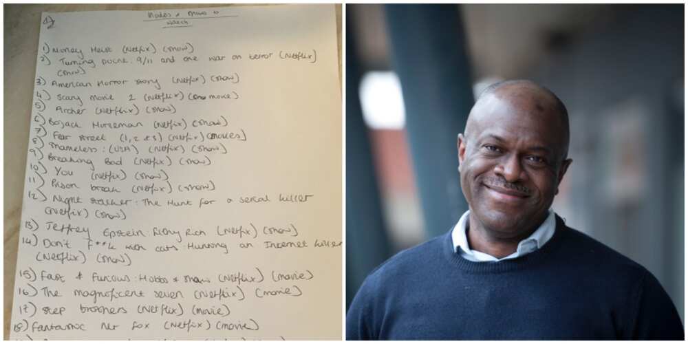 UK-based Nigerian single dad shares list of movies his daughter going to university mandated him to see