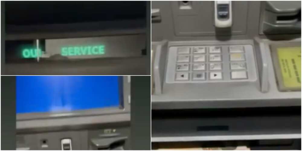 ATM dispensing cash despite being out of service