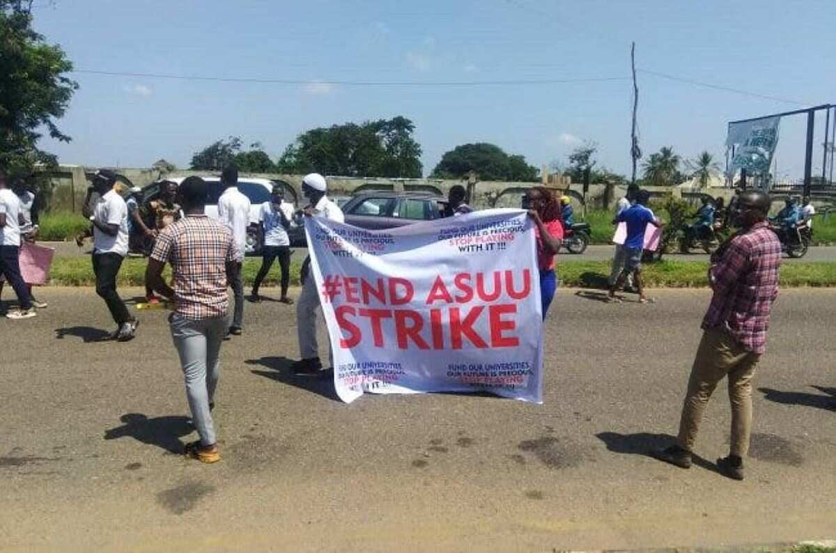 Yajin ASUU: Tashin hankali yayin da sojoji ke harba bindigogi a wurin zanga-zangar dalibai