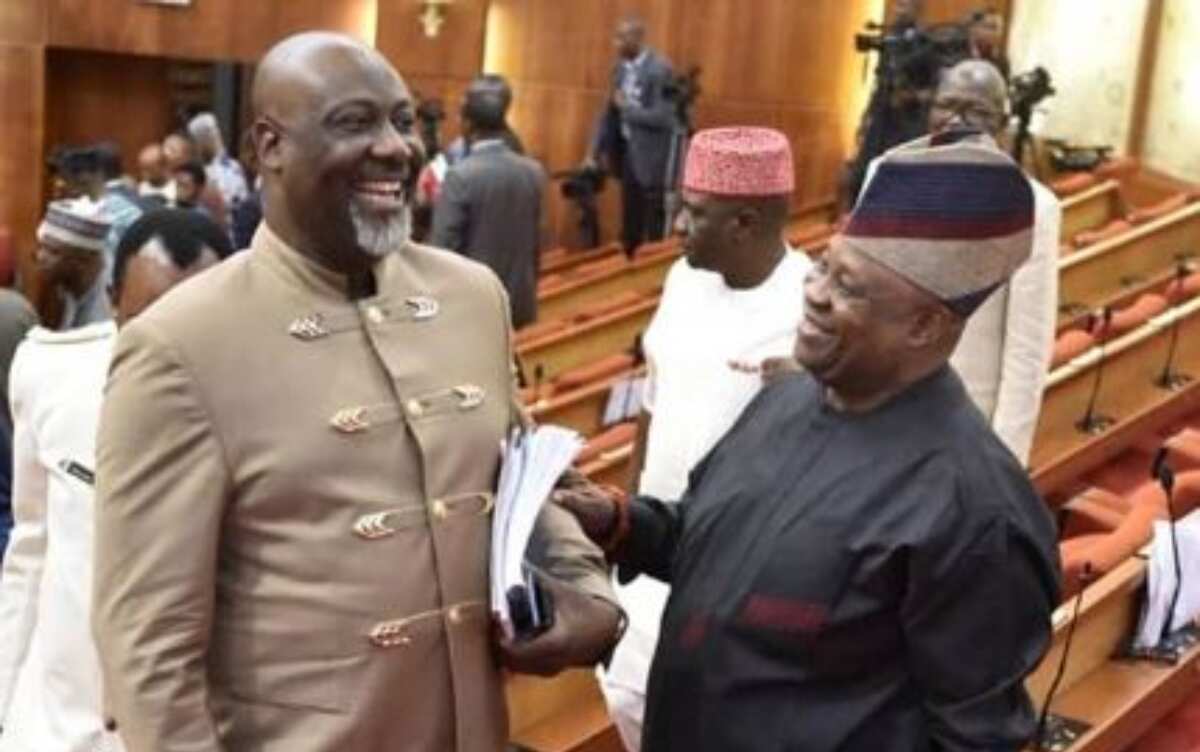 Image result for Pictures of Dino Melaye and Ademola Adeleke