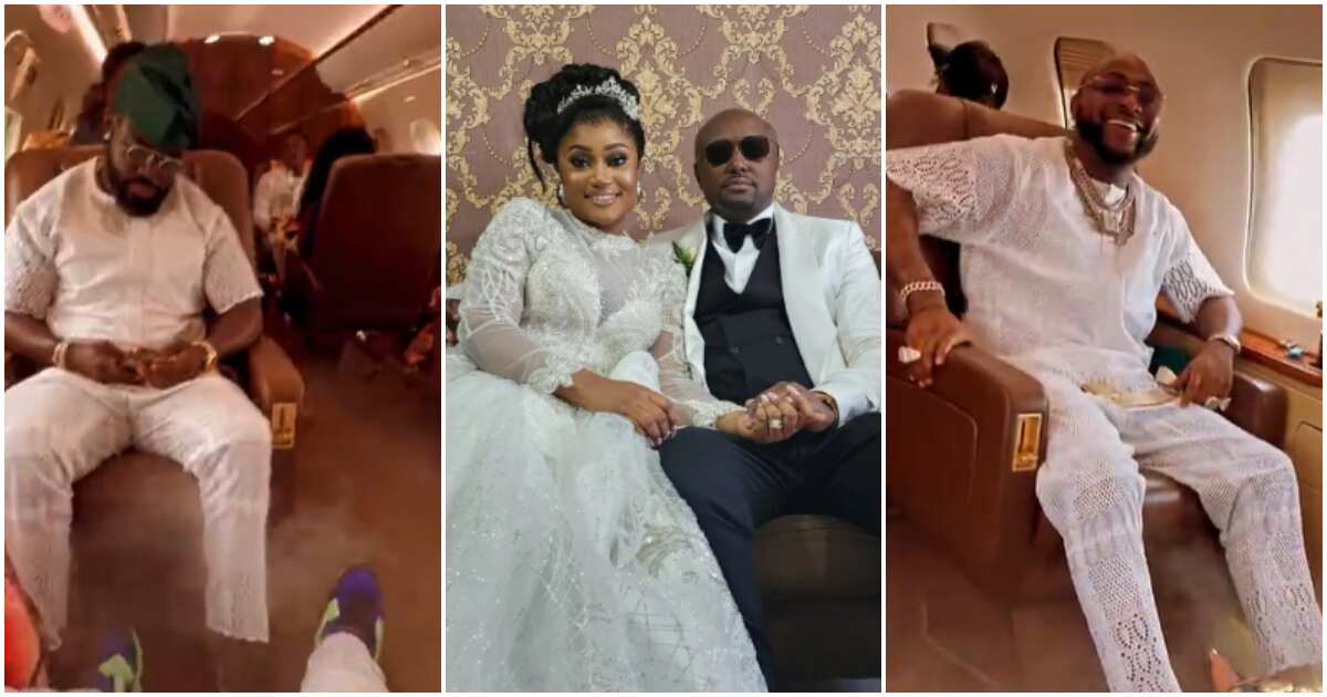 See how Davido, Chioma, other 30BG crew members turned up for Isreal DMW's wedding