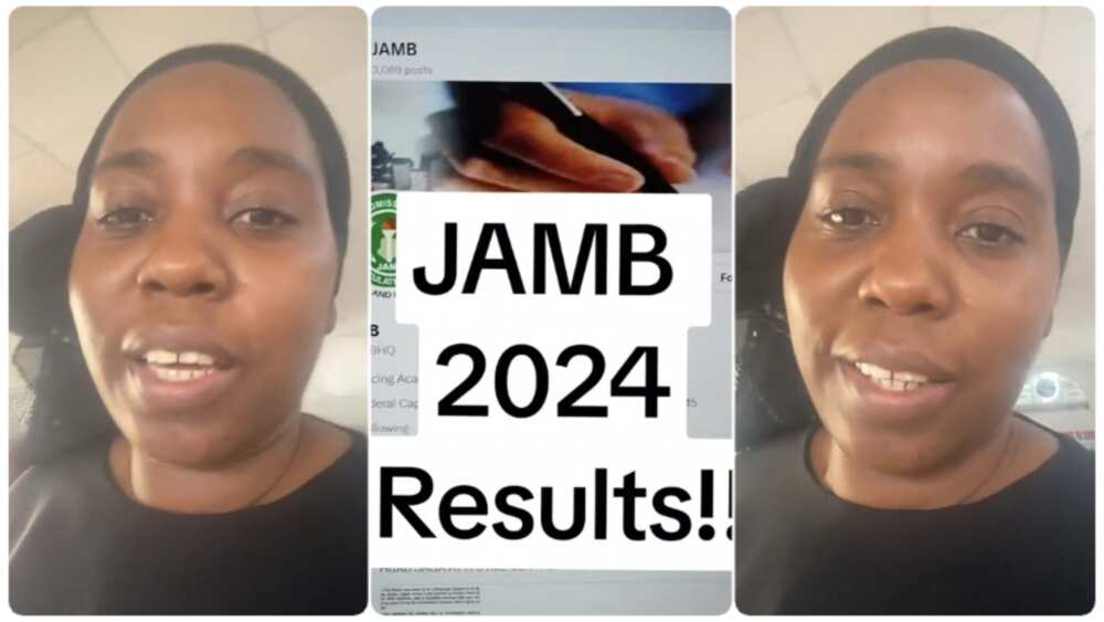 Lady speaks on JAMB result 2024