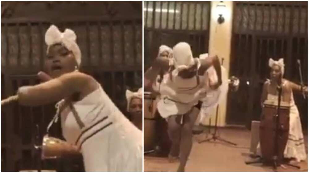 Meet Cuban female group famous for playing Yoruba traditional bata drums Meet Cuban female group famous for playing Yoruba traditional bata drums