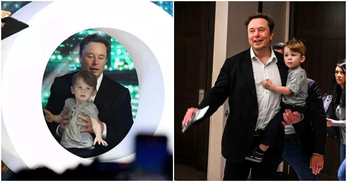 Elon Musk: Twitter Boss Spotted Playing With His Son X AE A-XII In Rare ...