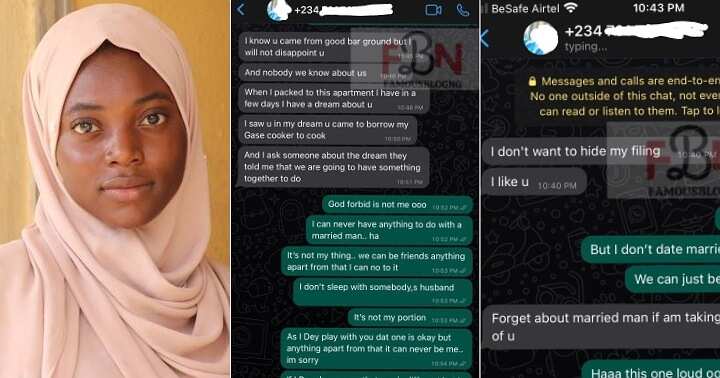 Lady shares dream her married neighbour had