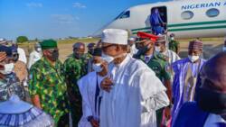 Shugaba Buhari ya dira jihar Kaduna don halartan bikin yaye daliban makarantar Soji NDA