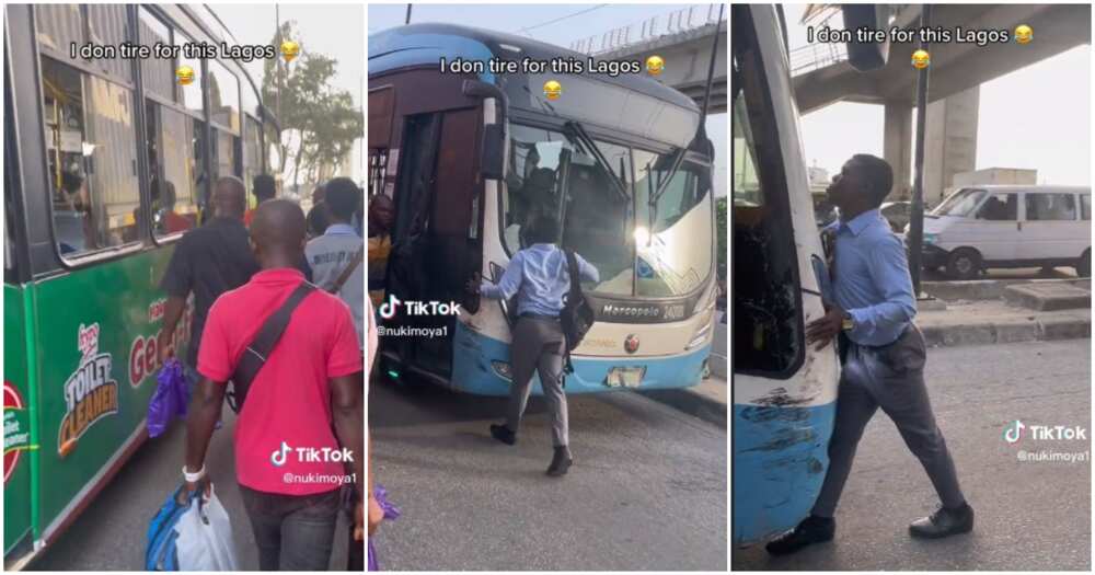 Lagos, moving bus