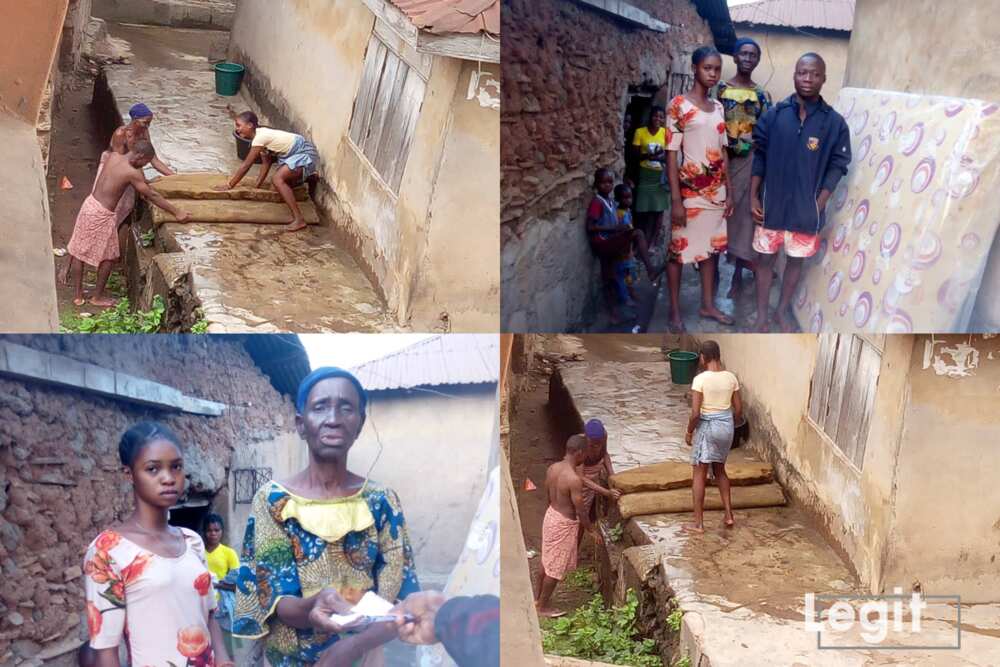 Days after Legit.ng’s post, family who washed old mattress on Christmas Day receives help Days after Legit.ng’s post, family who washed old mattress on Christmas Day receives help
