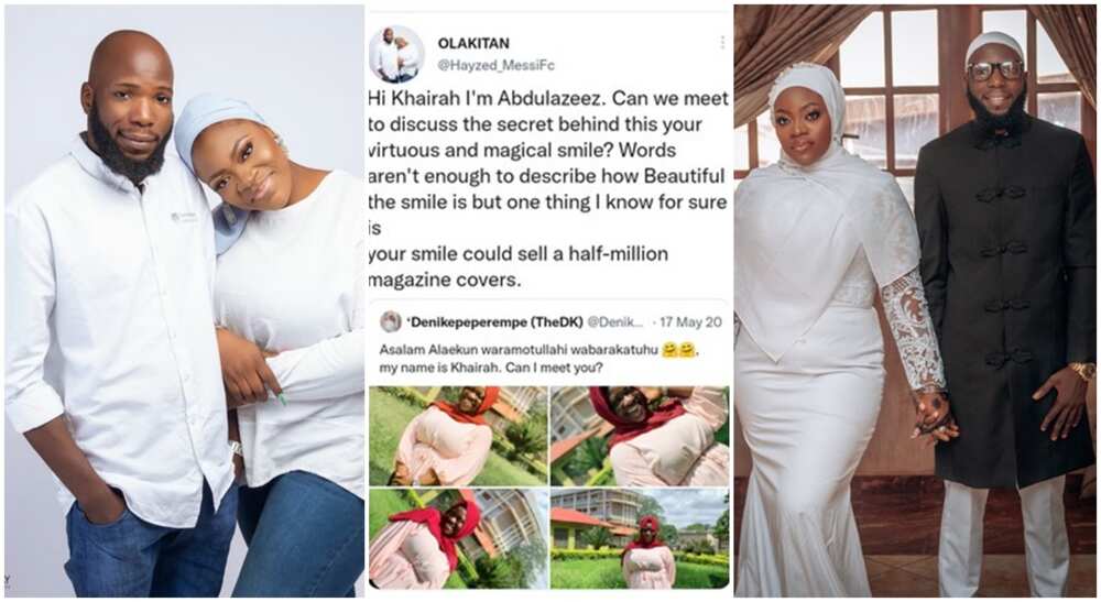 Olakitan got married to a lady he met on Twitter. Olakitan got married to a lady he met on Twitter.