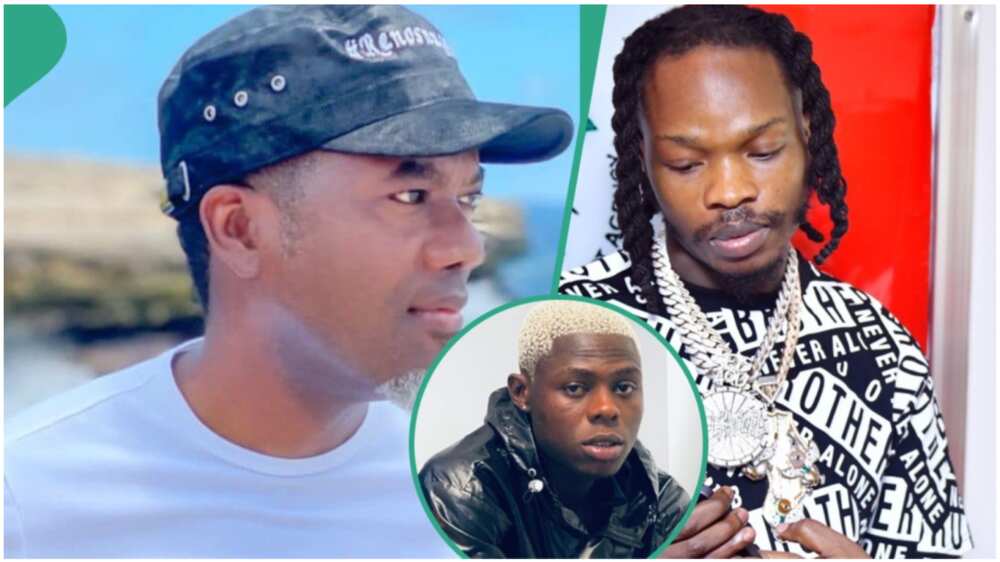 Naira Marley/Mohbad/Reno Omokri Naira Marley/Mohbad/Reno Omokri