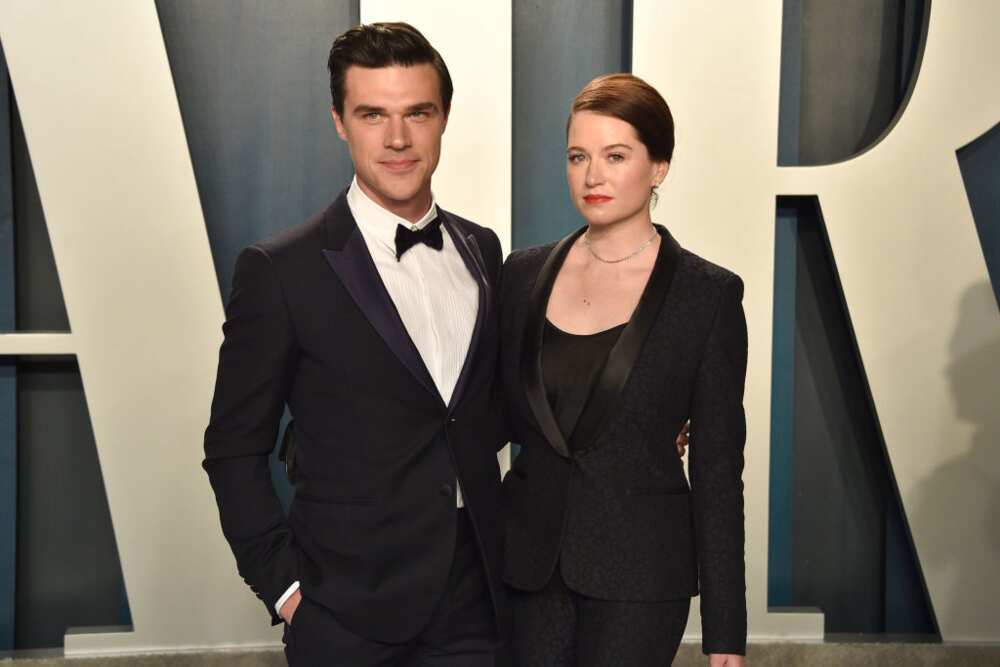 Finn Wittrock and wife Finn Wittrock and wife
