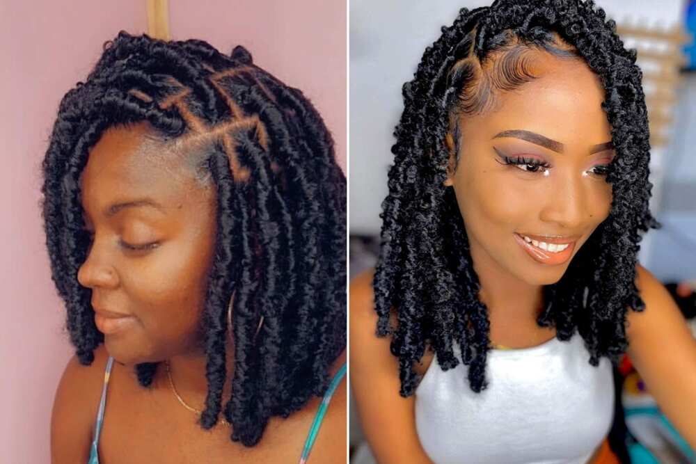 Natural Faux Locs Hairstyles for Females with Short or Long Hair