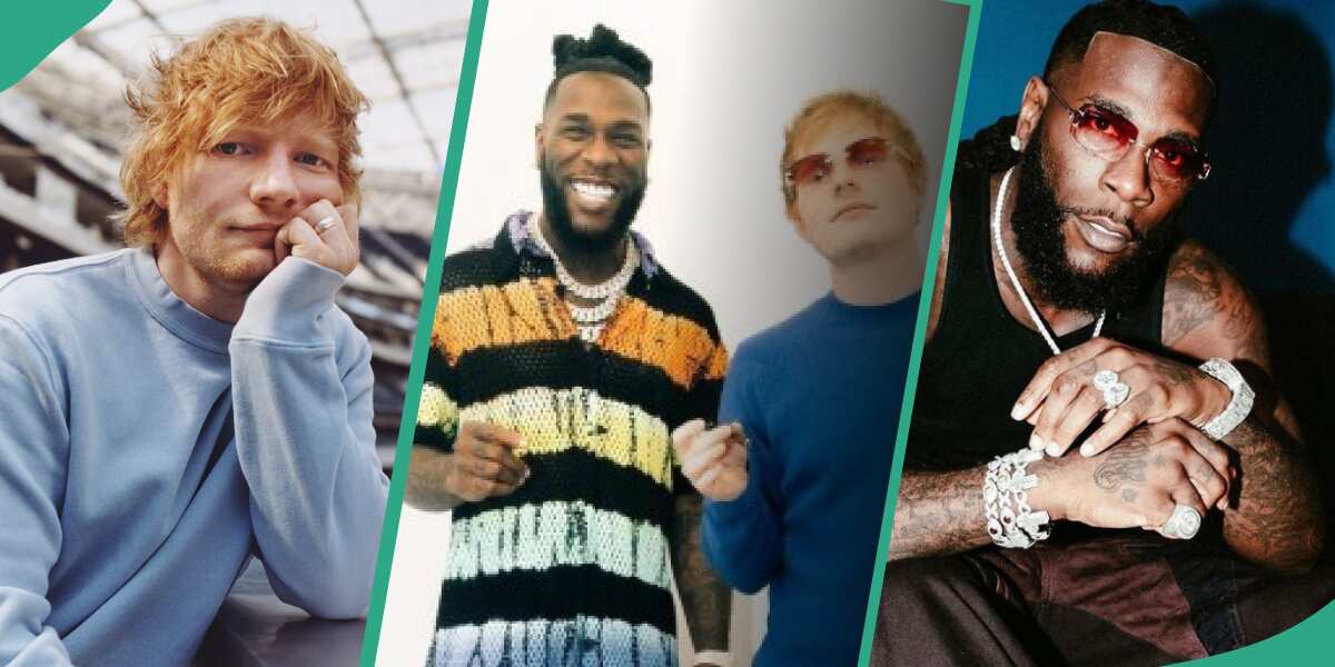 See what Ed Sheeran said happened to him after a studio session with Burna Boy