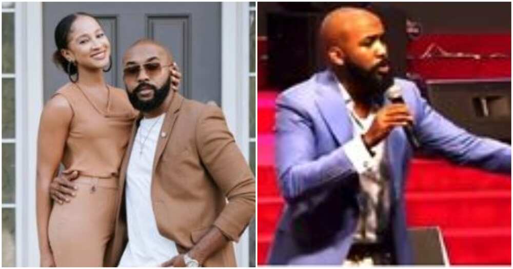 Nigerian singer turned pastor Banky W and his wife