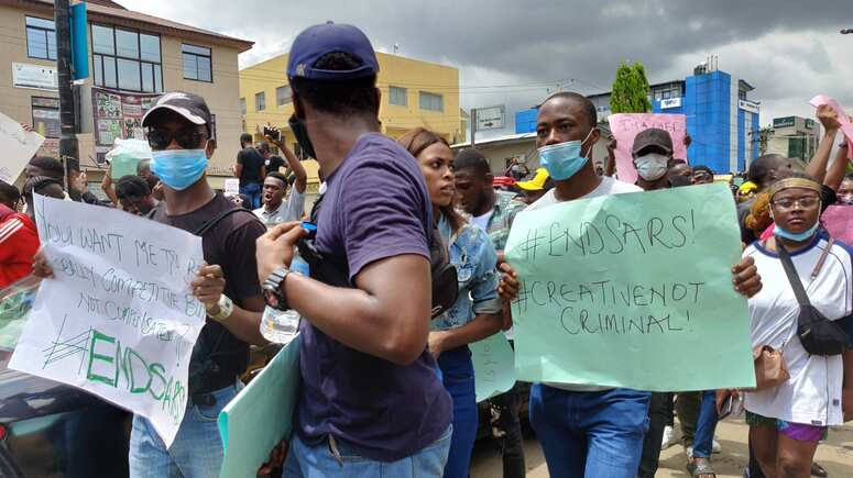 EndSARS: Youths in Osogbo stage fresh rally
