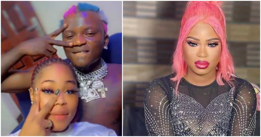 Nigerian singer Portable and his wife