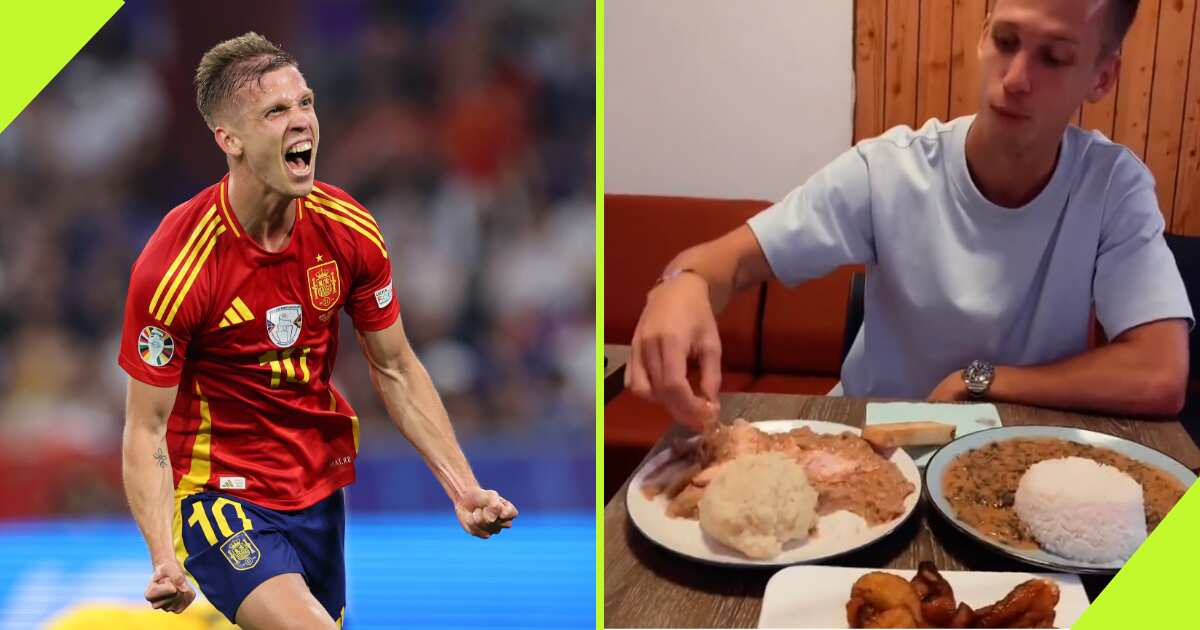 Dani Olmo: Fans claim Spain's Euro 2024 star is Ghanaian after old video of him eating fufu and plantain goes viral