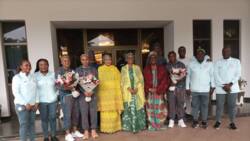 BREAKING: First Lady Oluremi Tinubu receives Super Falcons in Aso Rock