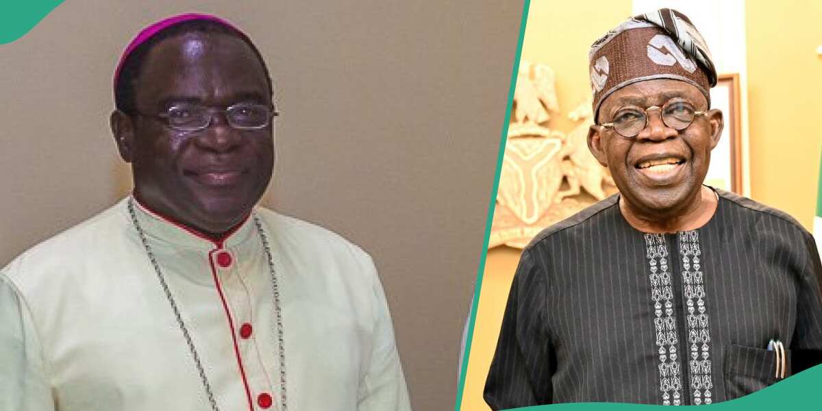 WATCH: Powerful Nigerian cleric, Bishop Kukah, meets President Tinubu in Abuja