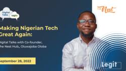 Legit.ng’s Digital Talks set to host a live interview with The Nest Co-founder, Oluwajoba Oloba.