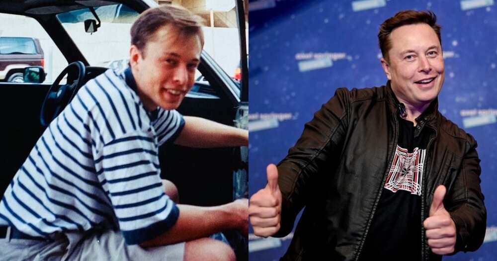 Musk, memory, fixing car himself, broke