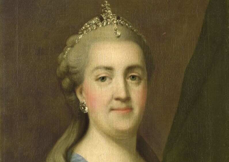 A portrait of Catherine the Great