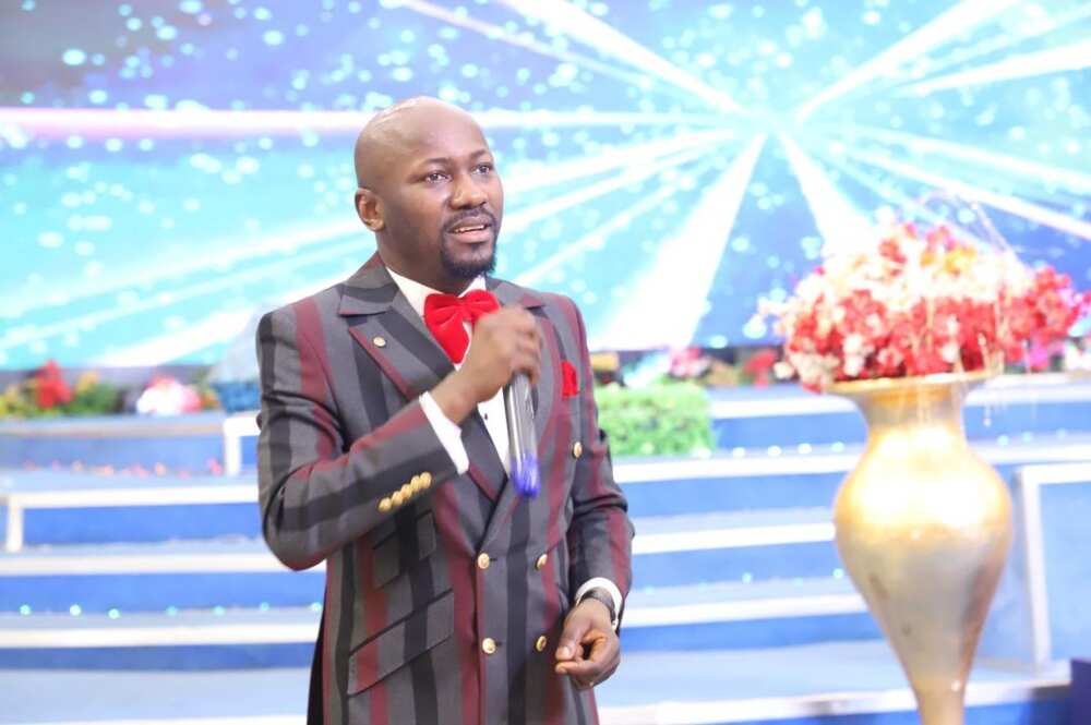 Apostle Suleman performed a miracle in which a boy with a sealed mouth was able to to talk.