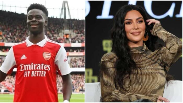 "And we are praying for this boy o": Nigerians express concern over Bukayo Saka's FaceTime with Kim Kardashian