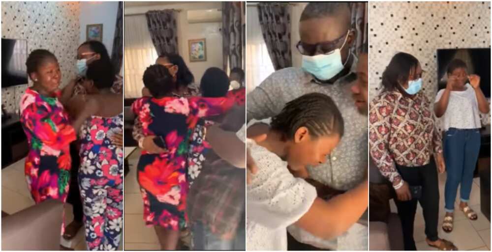 COVID-19: Nigerian kids get emotional upon receiving parents from UK