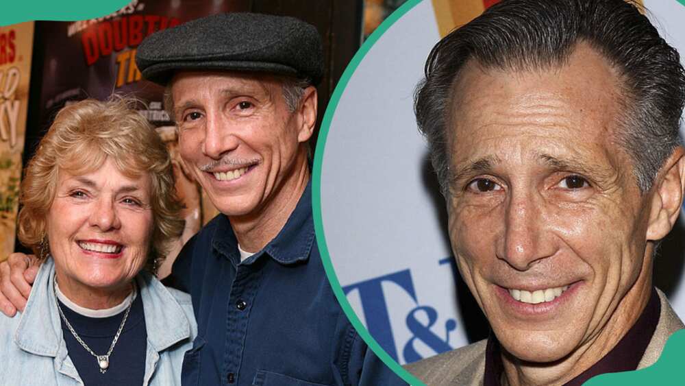 Johnny Crawford and wife Charlotte Crawford in Pacific Palisades, California (L). Johnny Crawford in Beverly Hills, California (R).