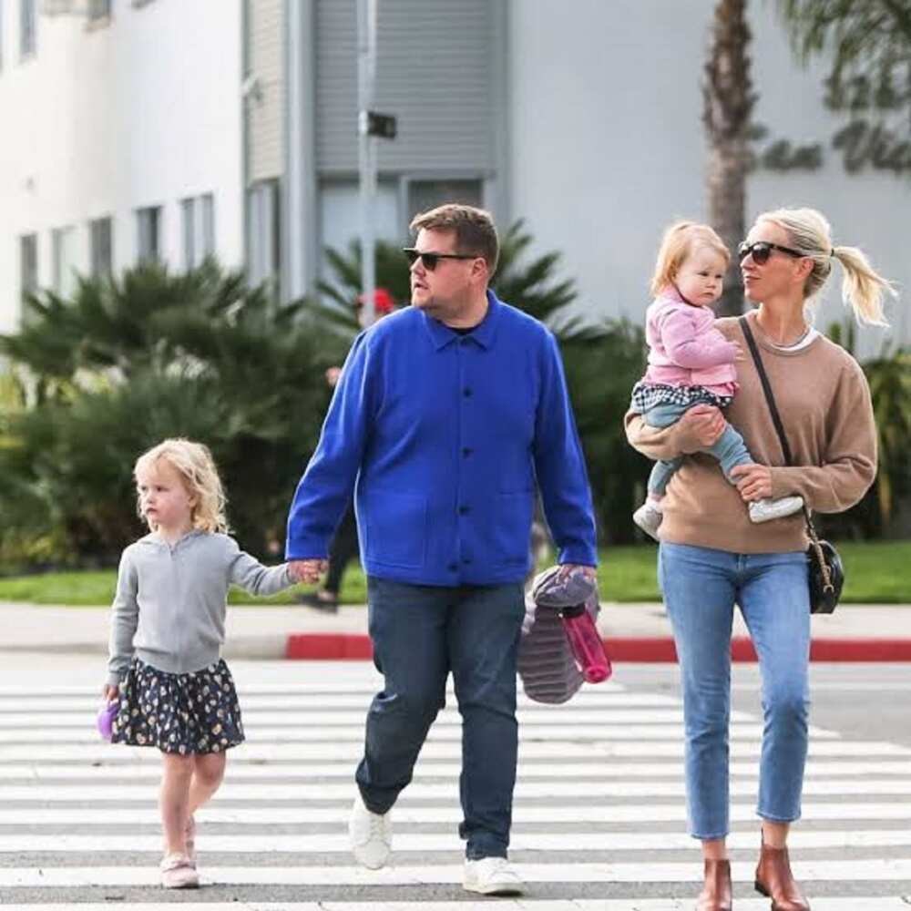 James Corden family