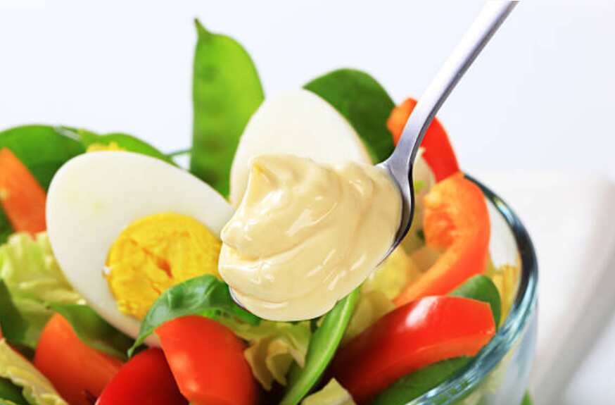 How to prepare vegetable salad with mayonnaise