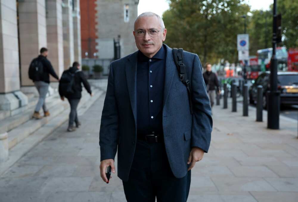 Businessman Khodorkovsky was in prison from 2003 until 2013 before going into exile.