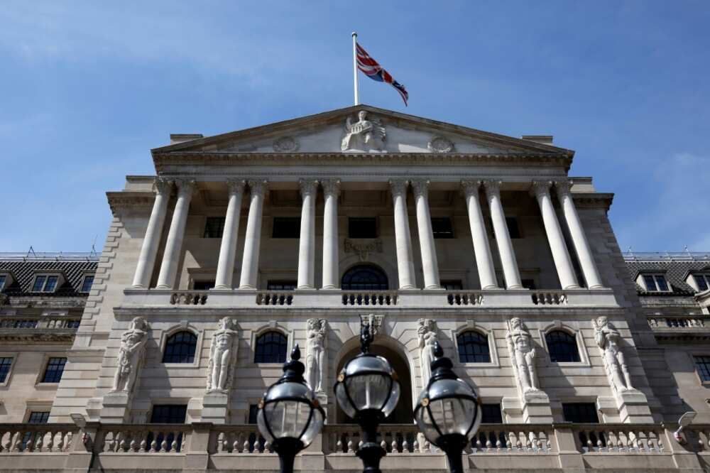 The Bank of England is tipped to lift its main rate by 0.50 percentage points -- the biggest amount in more than a quarter of a century