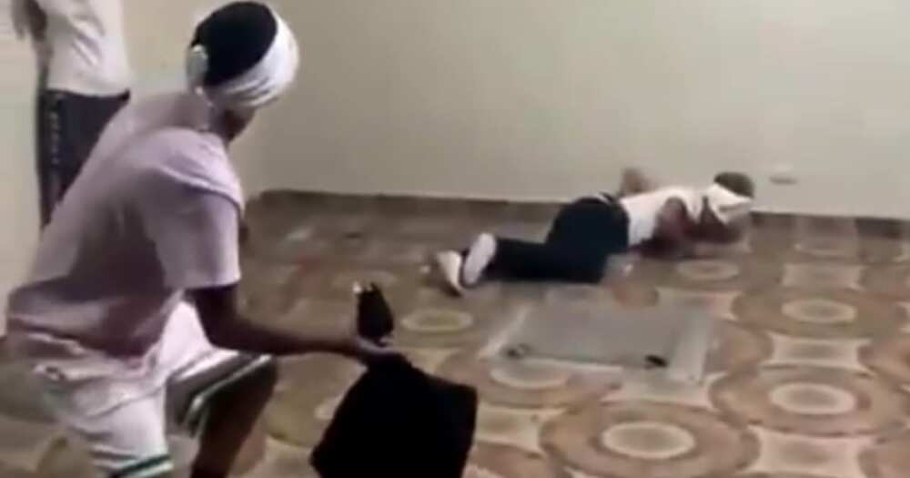 Guys Having Blindfolded Pillow Fight Stirs Hilarious Reactions from SA
