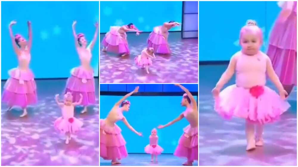 Kid shows off amazing dance performance during TV show