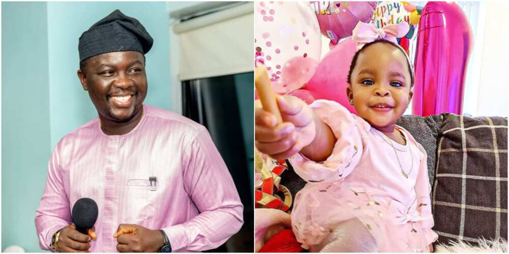 Comedian Seyi Law and his 2nd daughter