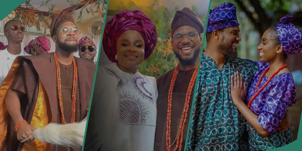 Kunle Remi’s Traditional Wedding: Bimbo Ademoye Plays Best Man, Layi