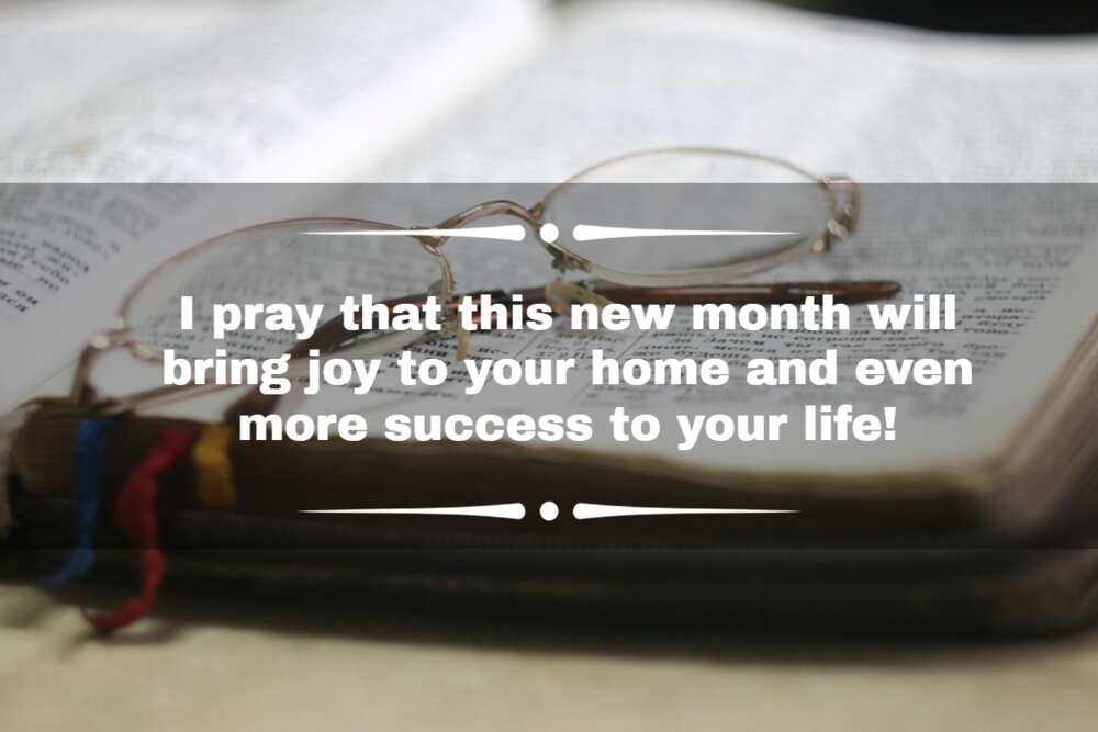 happy new month messages to my pastor