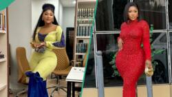 "This is magnificent": Destiny Etiko puts massive curves on Display, looks gorgeous in corset dress