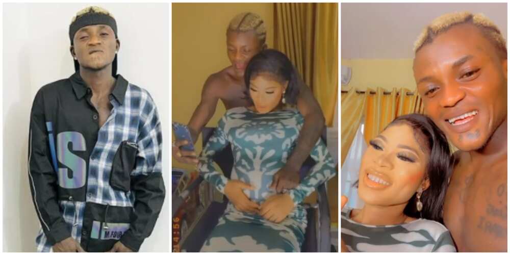 Photos of Portable and his baby mama.