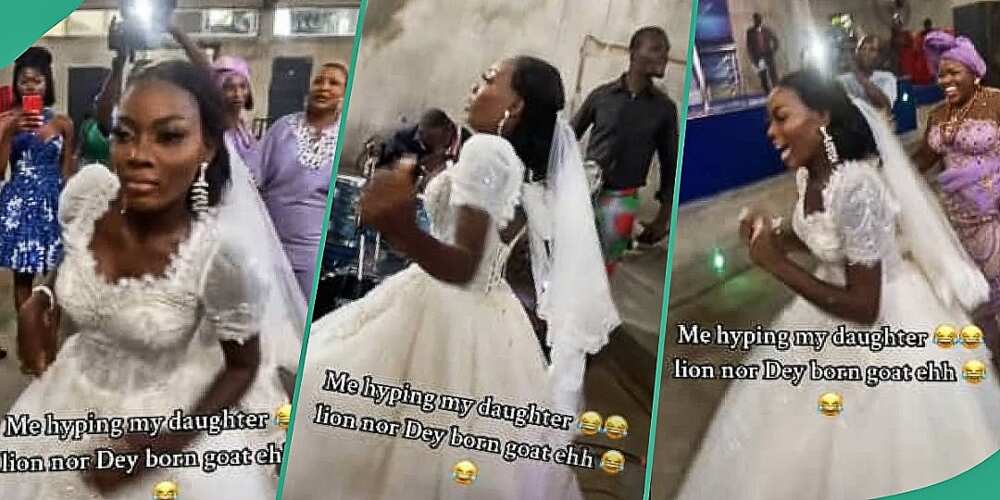 Nigerian bride goes gaga on wedding day