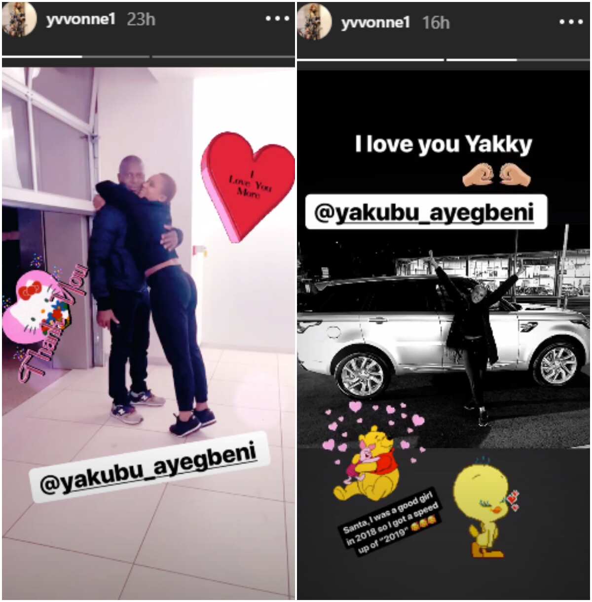 Ex-Super Eagle star Yakubu Ayegbeni gifts wife Range rover for Christmas (photos)