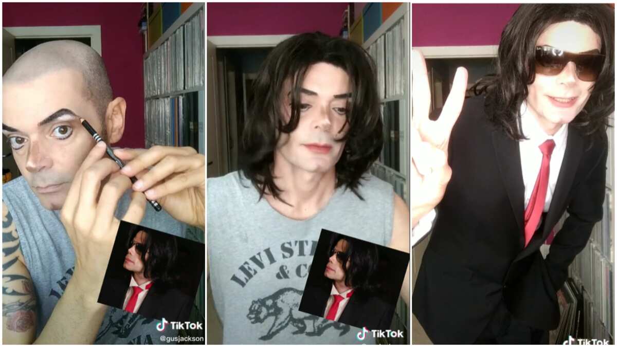 kugle planer i dag Go to the Street”: Man Uses Makeup To Make Himself Look Like Michael Jackson,  Video Surprises People - Legit.ng