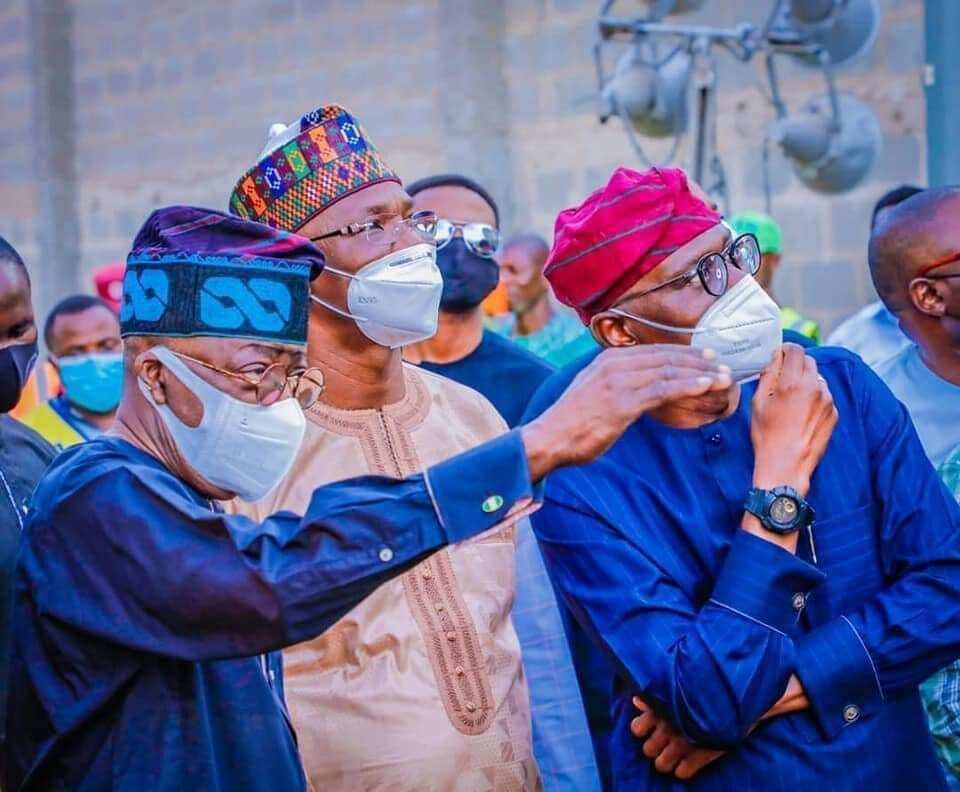 Ikoyi building collapse: Tinubu visits site